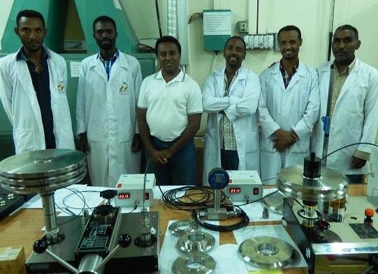 Training NMIE staff to calibrate laboratory instrumentation for EFMHACA