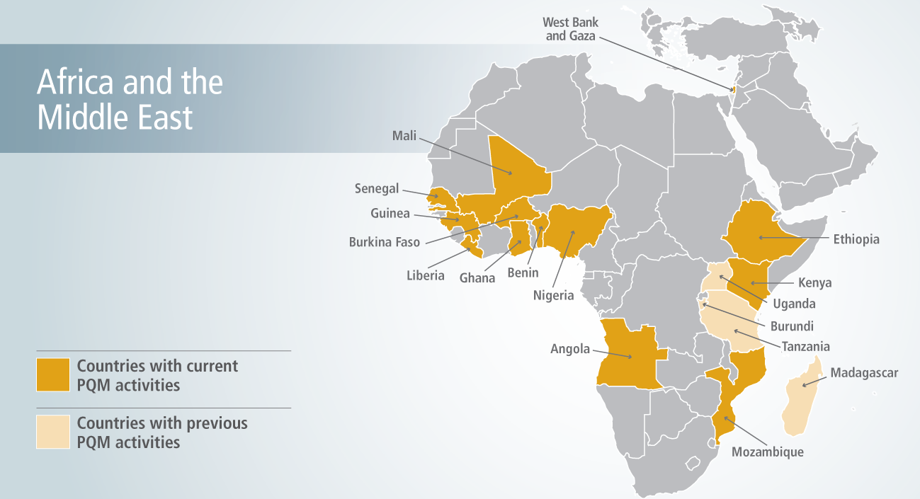 Africa and the Middle East